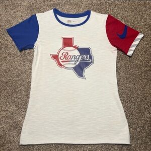 Nike Women’s Rangers Tee - Red, Blue, and White